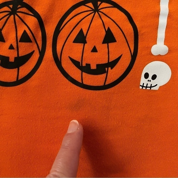 Cat & Jack bundle of 2 Halloween and Christmas themed shirts size 14/16 - Picture 3 of 6